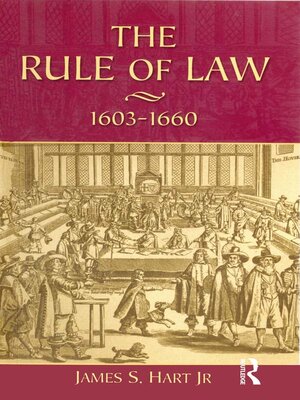 cover image of The Rule of Law, 1603-1660
